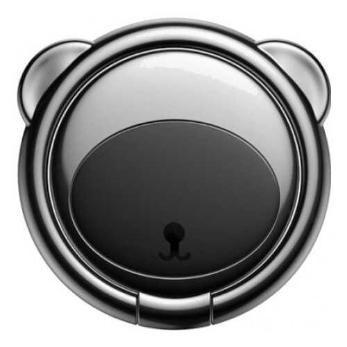 Кольцо-держатель Baseus Bear Finger Metal Ring Grip Stand Holder Black в Билайн