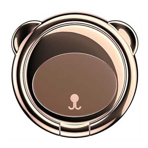 Кольцо-держатель Baseus Bear Finger Metal Ring Grip Stand Holder Brown в Билайн
