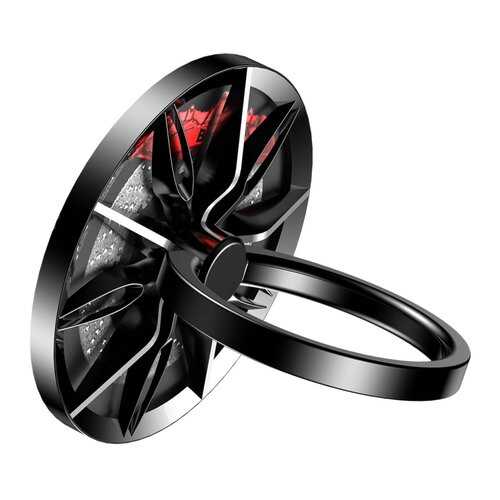 Кольцо-держатель для смартфона Baseus Wheel Black/Silver в Билайн