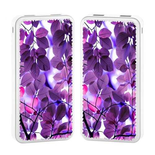 Внешний аккумулятор КRUЧЕ Power Bank 20000 mAh Print Purple leaves в Билайн