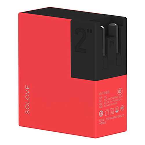 Внешний аккумулятор Xiaomi SOLOVE 5000 mAh Red в Билайн