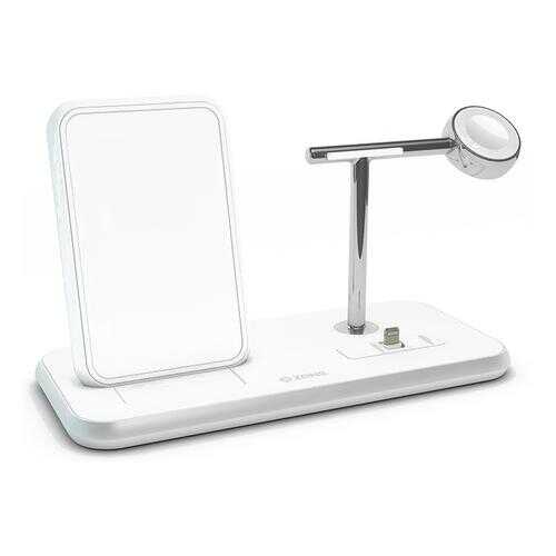 Беспроводное зарядное устройство Zens Stand Dock Watch Wireless Charger White в Билайн
