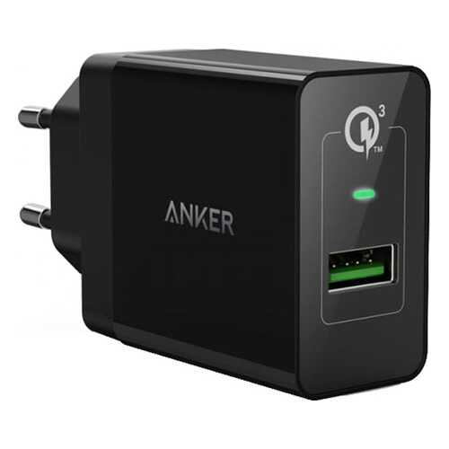 Сетевое зарядное устройство Anker PowerPort+ 1 with Quick Charge 3.0 EU Black в Билайн