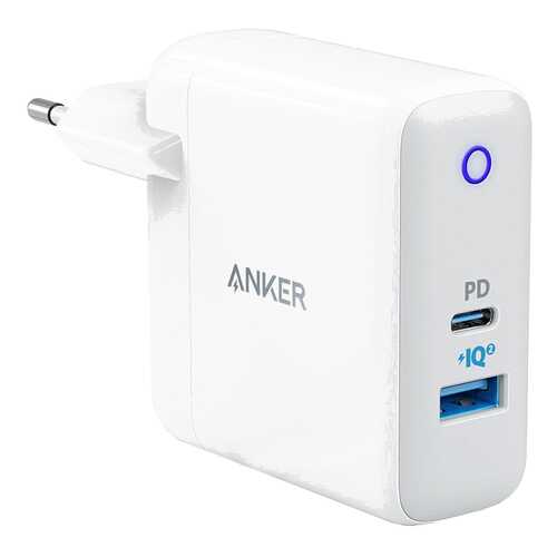 Сетевое зарядное устройство Anker Powerport USB/USB Type-C 3A White в Билайн