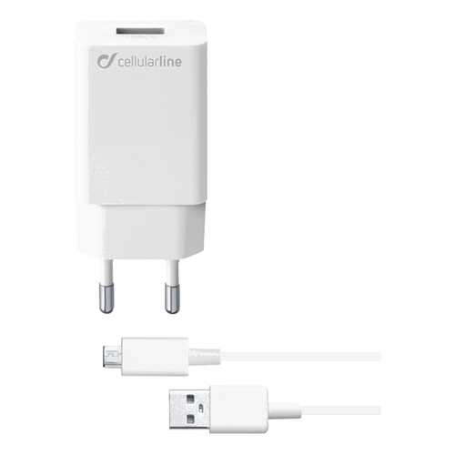 Сетевое зарядное устройство Cellular Line 10W MICRO USB SAMSUNG White в Билайн