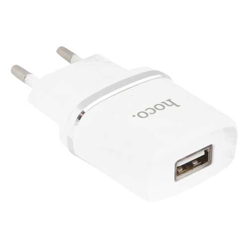 Сетевое зарядное устройство Hoco C11 Smart Dual 1 USB 1A White в Билайн