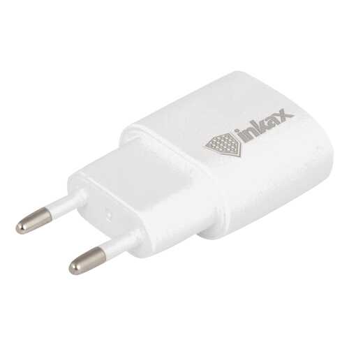 Сетевое зарядное устройство Inkax CD-08 1 USB 1A White в Билайн