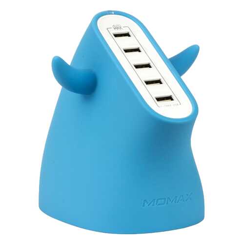 Сетевое зарядное устройство MoMax U.Bull 5 USB 8A Blue в Билайн