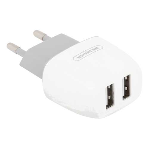 Сетевое зарядное устройство WK CADDY 2USB Charger WP-U05 white в Билайн