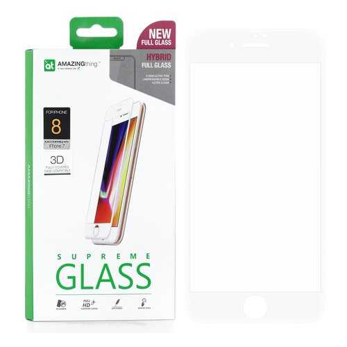 Защитное стекло AMAZINGthing SupremeGlass Hybrid 3D White 0.2mm для Apple iPhone 7 в Билайн