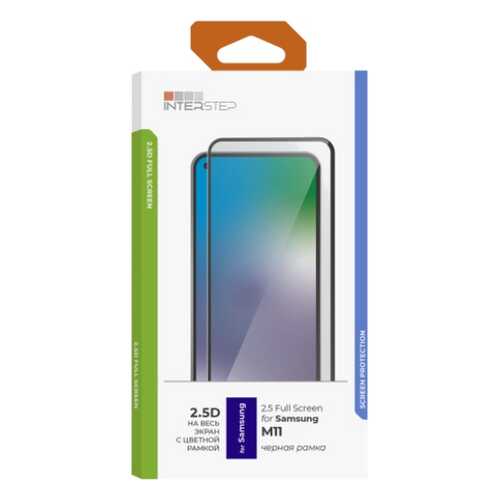 Защитное стекло для смартфона InterStep 2.5D для Galaxy M11 Black в Билайн