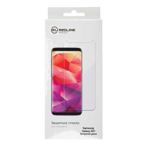 Защитное стекло для смартфона Red Line для Samsung Galaxy A01, tempered glass в Билайн