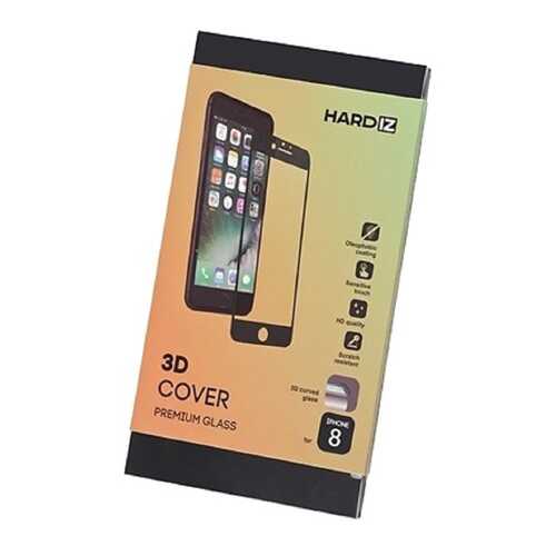 Защитное стекло Hardiz для Apple iPhone 8 Black в Билайн