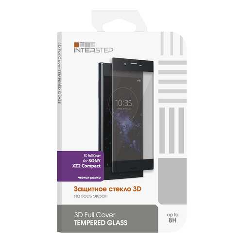 Защитное стекло InterStep для Sony XZ2 Compact Black в Билайн
