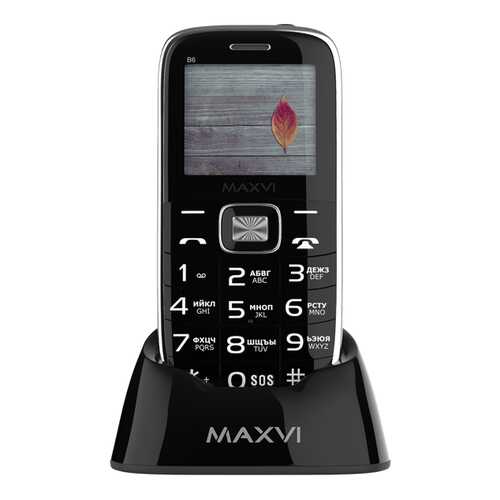 Мобильные телефон Maxvi B6 Black в Билайн