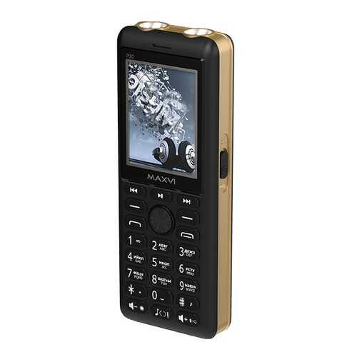 Мобильные телефоны Maxvi P20 (3 SIM) Black/Gold в Билайн