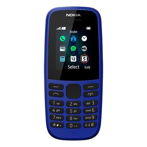 Мобильный телефон Nokia 105SS (ТА-1203) Blue в Билайн
