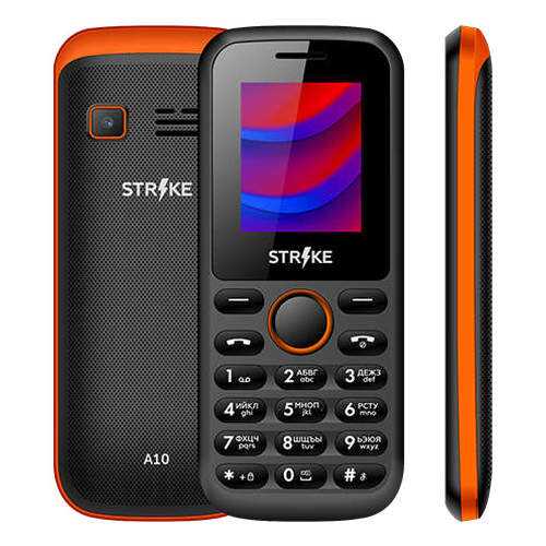 Мобильный телефон STRIKE A10 Black/Orange в Билайн