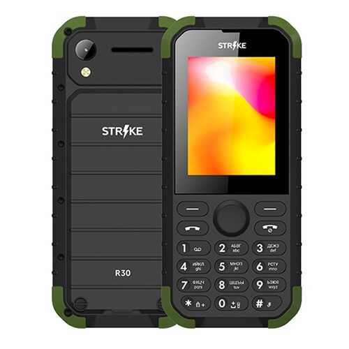 Мобильный телефон STRIKE R30 Black/Green в Билайн