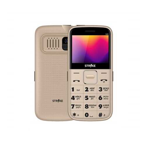 Мобильный телефон STRIKE S20 Gold в Билайн