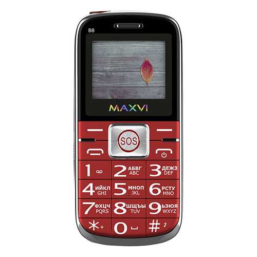 Мобильный телефон Maxvi B8 Red в Билайн
