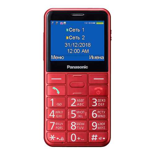 Мобильный телефон Panasonic KX-TU150 Red в Билайн
