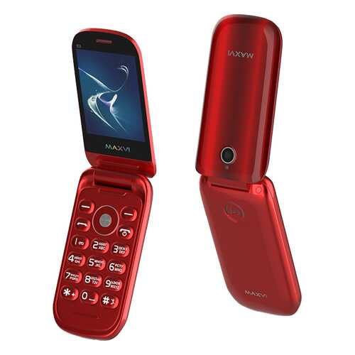 Мобильный телефон Maxvi E3 Radiance Red в Билайн