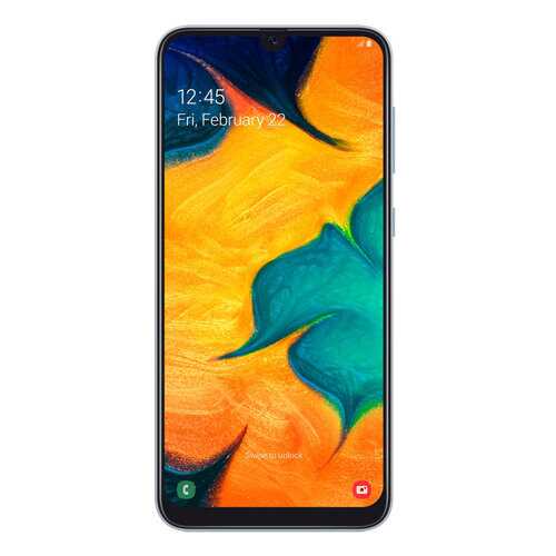 Смартфон Samsung Galaxy A30 (2019) 64Gb White (SM-A305F) в Билайн